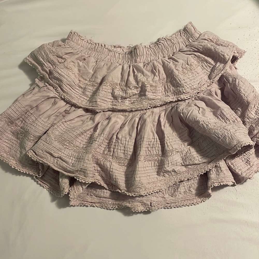 Love Shack Fancy mini skirt
